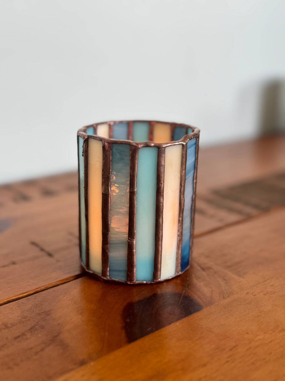 Teal/Blue Candle Shade